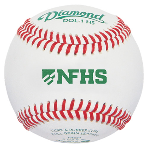 DIAMOND-DOL1-HS__10501 Diamond DOL-1 HS NFHS/NOCSAE High School Official League Baseball-Dozen