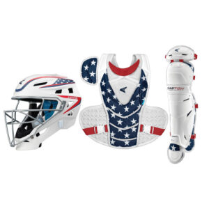 easton jen schro stars & stripes fastpitch softball catcher's box set a165 449